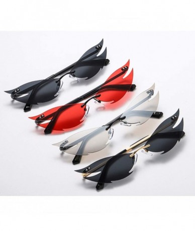 Rimless Rimless Sunglasses Steampunk Protection - CJ190N4D432 $23.21