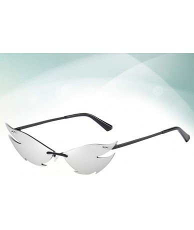 Rimless Rimless Sunglasses Steampunk Protection - CJ190N4D432 $23.21