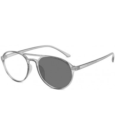 Round Photochromic Sunglasses Transition Nearsighted - CA192EKL9A7 $31.92