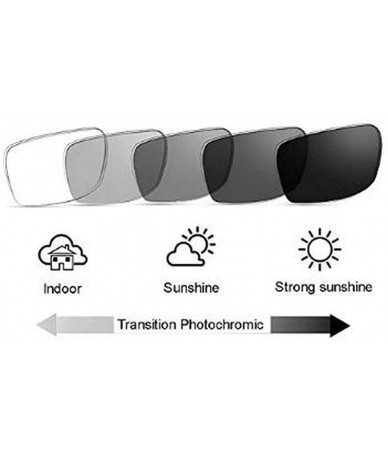 Round Photochromic Sunglasses Transition Nearsighted - CA192EKL9A7 $31.92