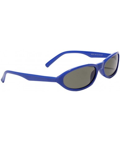 Cat Eye Men Novelty UV400 Small Cat Eye Sunglasses Shades Rave Club Costume Hip-Hop - Blue - C4190DK3GXO $18.36