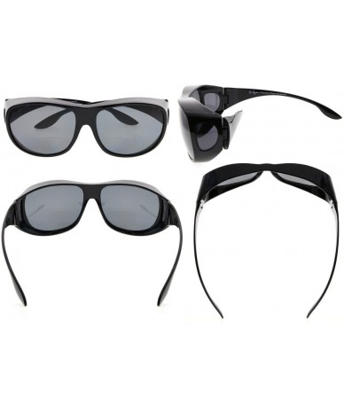 Oversized Polarized Sunglasses Polycarbonate Sunreaders - S030pgsg-black - C1187DDICG6 $34.94