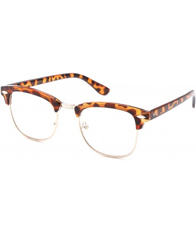 Wayfarer Babo" Slim Oval Style Celebrity Fashionista Pattern Temple Reading Glasses Vintage - 9053 Tortoise - C911GM0K07H $17.16