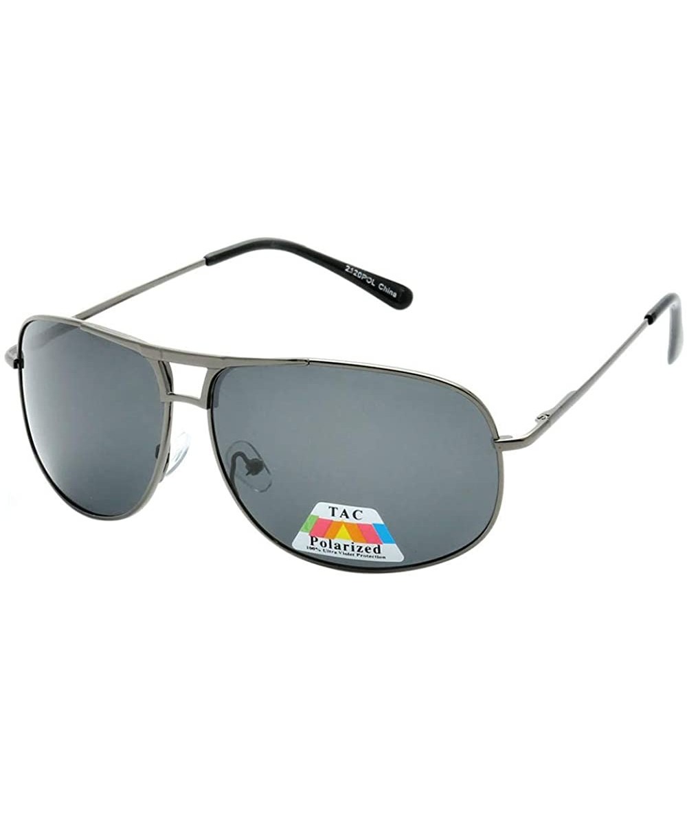 Square Polarized Retro Vintage Fashion Collection"Long-John" - Grey - C118ODNN689 $19.88