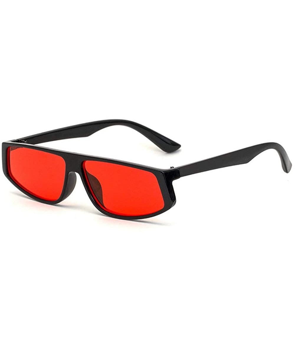 Square Fashion New Small Frame Square Sunglasses Men Women Ultralight Retro Leopard Sun Glasses UV400 - Red - C3193UX5SHA $22.93