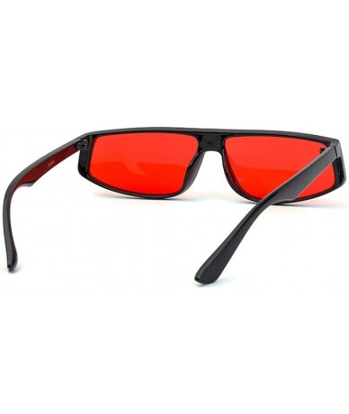 Square Fashion New Small Frame Square Sunglasses Men Women Ultralight Retro Leopard Sun Glasses UV400 - Red - C3193UX5SHA $22.93