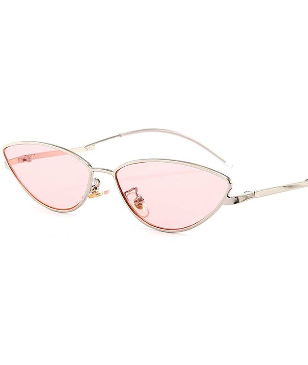 Cat Eye Retro Narrow Cat Eye Sunglasses - Metal Frame for Unisex UV Protection Sunglasses with Case&Lens Cloth - CF1985T3CCD ...