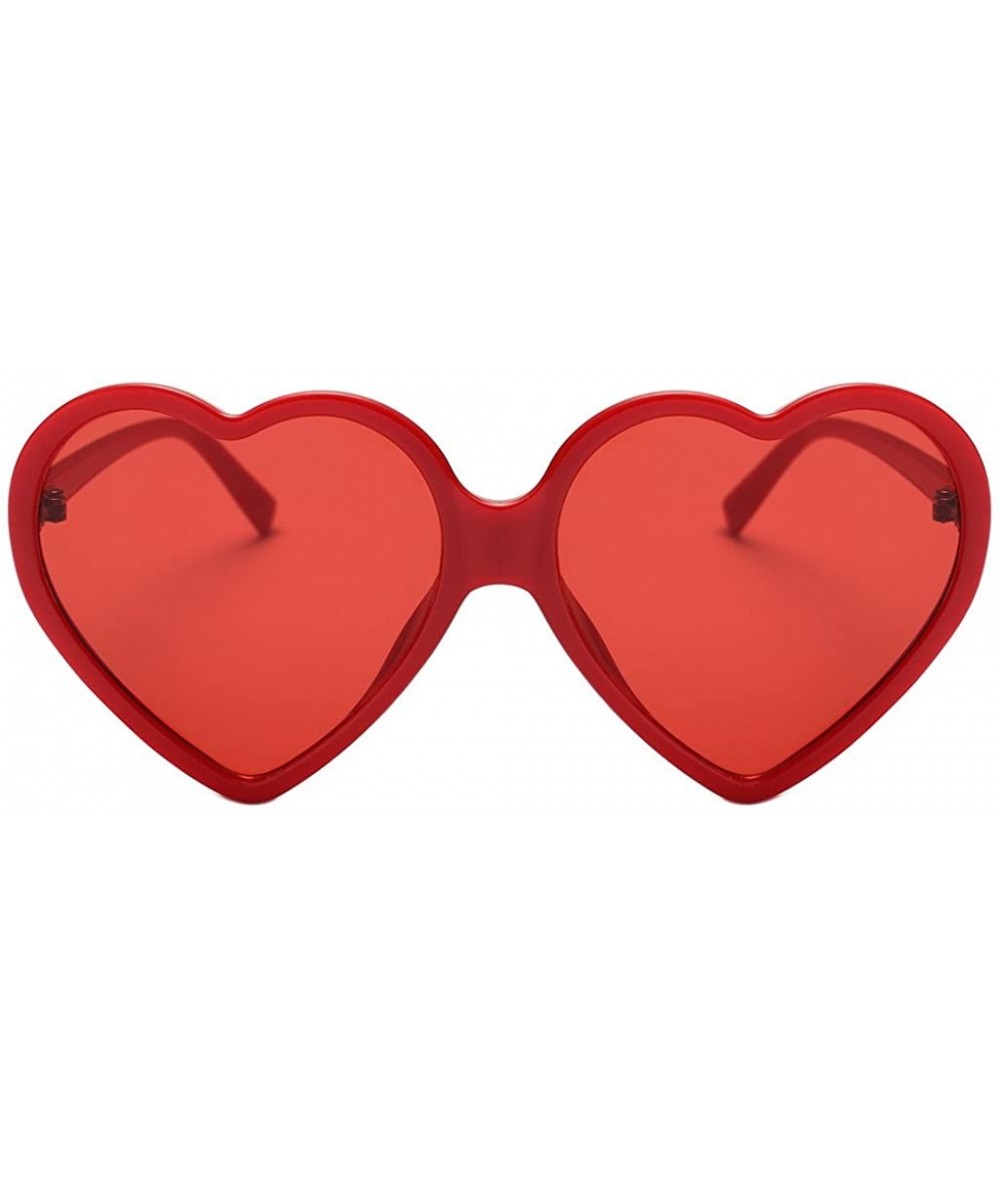 Sport Heart Shape Sunglasses Cute Sweet Girls Stylish Goggle Love Heart-Shaped Sun Glasses Valentine's Day Present - C118SZ3R...