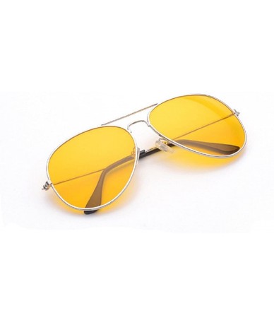 Aviator Unisex Metal Frame Aviator Polarized Sunglasses Fashion Sunglasses UV400 - Sliver Lens - C018285NZ5U $16.20