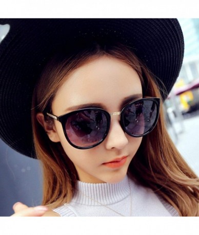 Oversized Round Glasses Oversized Sunglasses Women Brand Designer Luxury Womens Eyeglasses Big - 4 - CS18W7G5L0M $23.95