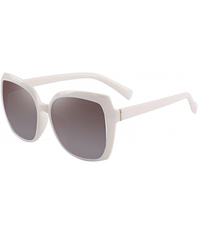 Oversized Lady Polarized Driving Sunglasses for Women O6087 - Brown - CF18H3WR87C $30.95