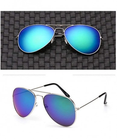 Oversized Polarized Sunglasses for Men Women - and Vintage Oversize Metal Frame UV Protection Sunglasses Mirror Eyewears - CQ...