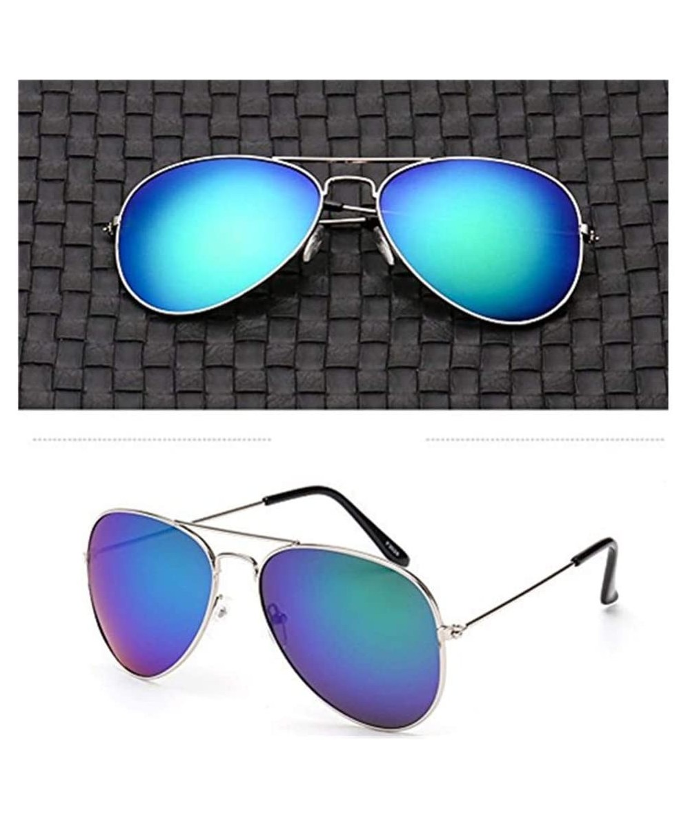 Oversized Polarized Sunglasses for Men Women - and Vintage Oversize Metal Frame UV Protection Sunglasses Mirror Eyewears - CQ...