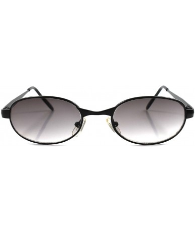 Rectangular Classic Vintage 80s 90s Urban Old Fashion Mens Black Rectangle Sunglasses - CG180247EH0 $23.19