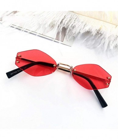 Round Vintage Small Round Sunglasses Women Retro Sun Glasses Female Oval Black C1 Red - C4 Green - C318XDWH82L $19.17