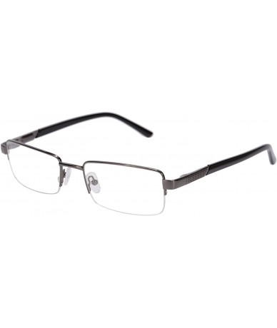 Rectangular Metal Frame Blue Light Blocking Reading Glasses 1.56 Lenses-6334 - CS17YI8NAWL $58.76