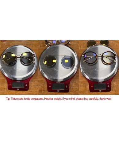 Aviator Clip On Sunglasses Steampunk Style and Round Mirrored Lens - C1 black Lens+silver Frame - C1127VQQGVJ $29.69