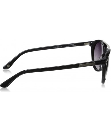 Round Classics HTG1009 C2 Polarized Aviator Sunglasses - Shiny Black - CY11OCMWEH1 $59.88