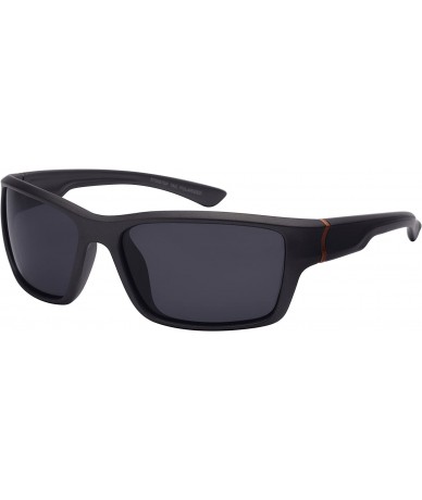 Sport Sports Style Sunglasses with Polarized Lens 570057AM-P - Grey - CR12NGG22A1 $24.70