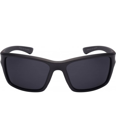 Sport Sports Style Sunglasses with Polarized Lens 570057AM-P - Grey - CR12NGG22A1 $24.70