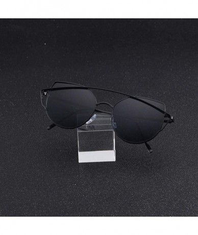 Aviator Women Men Retro Fashion Shades Sunglasses Integrated UV Glasses - CM18SQROLUM $17.73