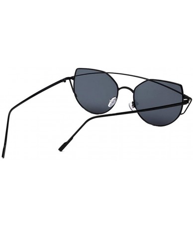 Aviator Women Men Retro Fashion Shades Sunglasses Integrated UV Glasses - CM18SQROLUM $17.73