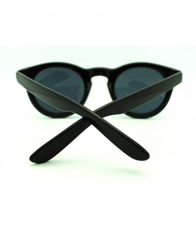 Round Round Keyhole Sunglasses Womens Retro Chic Stylish Fashion Shades - Black - CJ11E85373R $19.13