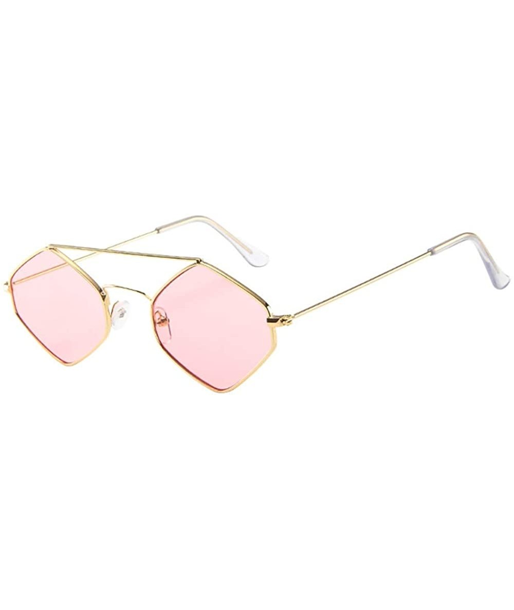 Sport Women Men Vintage Retro Unisex Rhombus Frame Sunglasses Eyewear - 1196i - CN18RS6H8ET $19.49