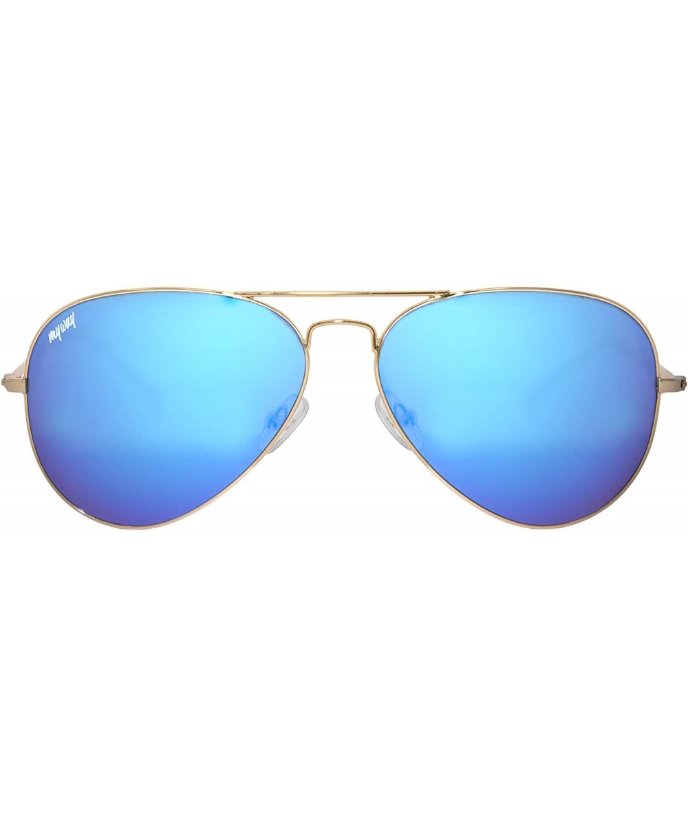 Aviator Italy Fashion Style Sunglasses For Women Men Real Crystal Glass 2019 Model - CL18Q6M65LO $56.97