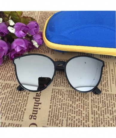 Oversized Cute Cat Eye Children Sunglasses Brand 2019 Kids Girls Boys Toddler Sun Glasses Oculos De Sol Infantil - Blue - CA1...