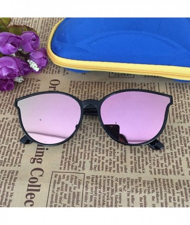 Oversized Cute Cat Eye Children Sunglasses Brand 2019 Kids Girls Boys Toddler Sun Glasses Oculos De Sol Infantil - Blue - CA1...