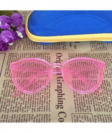 Oversized Cute Cat Eye Children Sunglasses Brand 2019 Kids Girls Boys Toddler Sun Glasses Oculos De Sol Infantil - Blue - CA1...