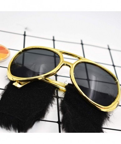 Aviator Creative Novelty Glasses Decoration Fit for Halloween- Christmas- Costume Party - Elvis Glasses - C218YHKQUUO $18.69