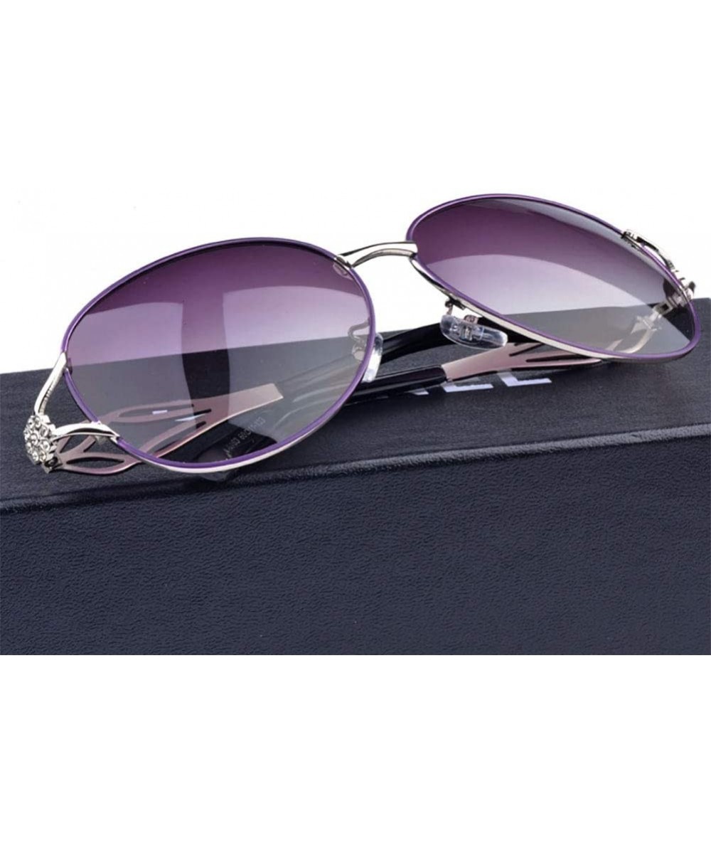 Sport Sunglasses - Fashion Ladies Polarized Sunglasses-Purple - Purple - C418SWKINMY $51.95