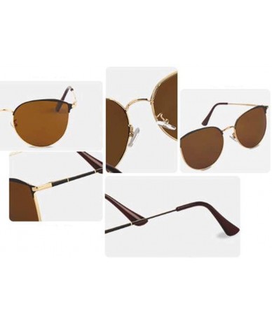 Aviator Men's Sunglasses Metal Frame- Driving Sunglasses HD Polarized Sunglasses - B - C018SM967MH $77.90