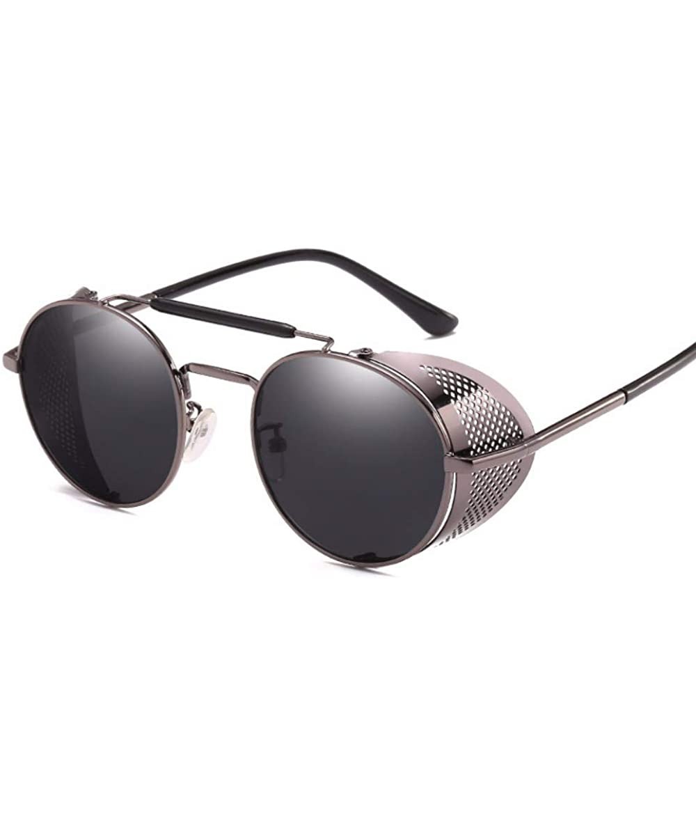 Aviator Steam sunglasses for men and women in Europe and America - C - CW18Q92ZLY7 $52.36