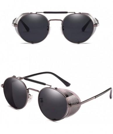 Aviator Steam sunglasses for men and women in Europe and America - C - CW18Q92ZLY7 $52.36