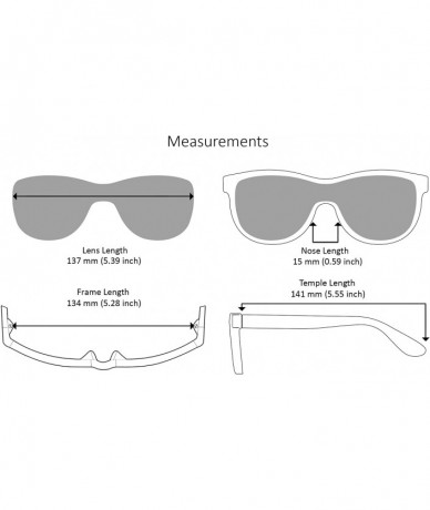 Semi-rimless Rectangular Sunglasses Mono Lens Women Semi Rimless Sunglass for Men EC55705 - C718MC963QS $34.45