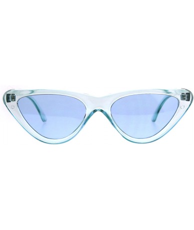 Cat Eye Womens Snug Classic Vintage Goth Cat Eye Sunglasses - Blue - CN189U55R3Q $19.06