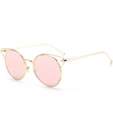 Cat Eye Classic Sunglasses Protection Vacation - Pink - CF1997LQ8TL $100.64