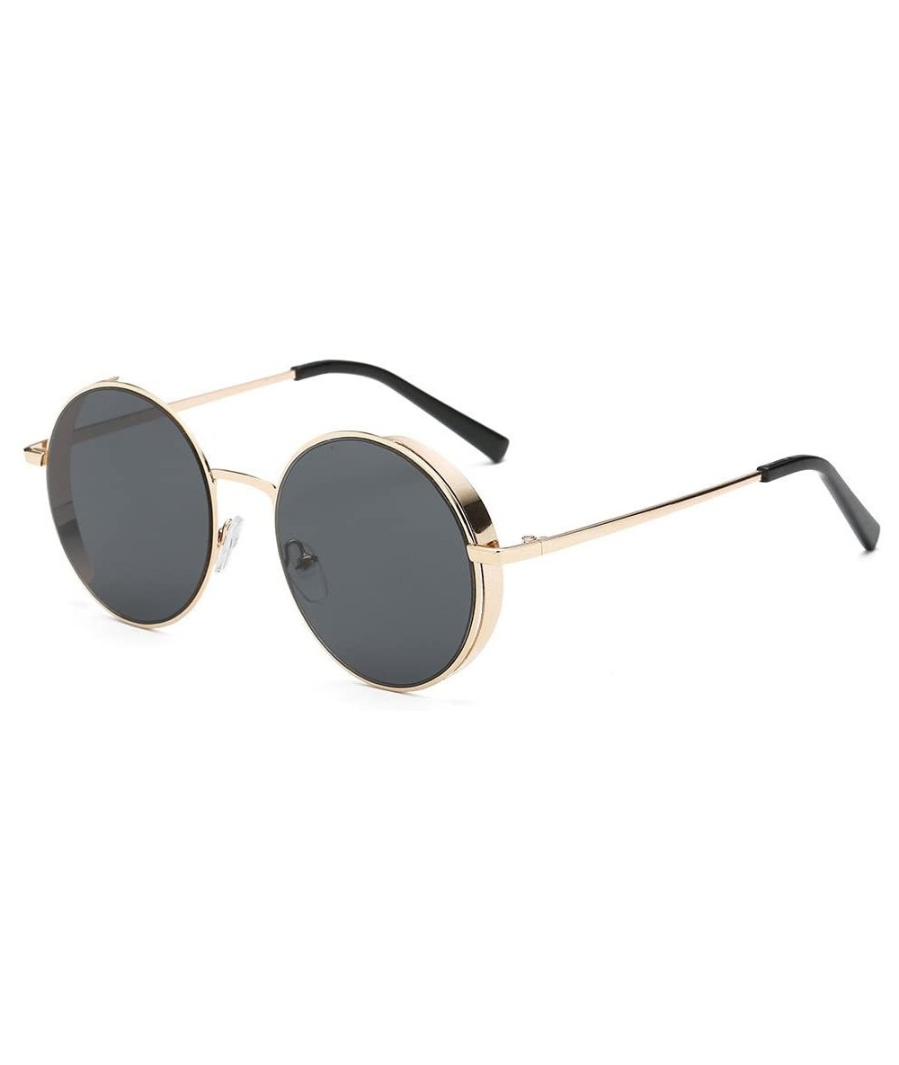 Rectangular Women Men Fashion Quadrate Metal Frame Brand Classic Sunglasses Luxury Accessory (B) - B - C4195N27S43 $16.09