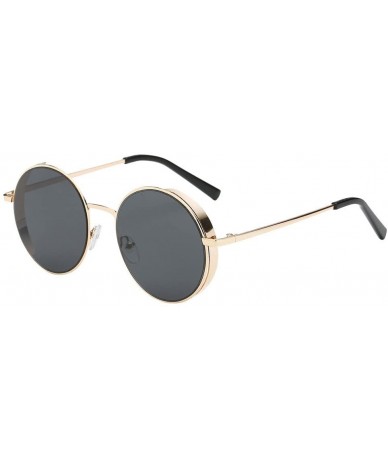 Rectangular Women Men Fashion Quadrate Metal Frame Brand Classic Sunglasses Luxury Accessory (B) - B - C4195N27S43 $16.09