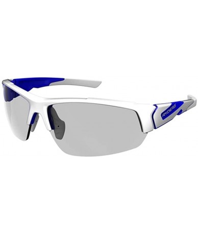 Sport Eyewear Strider Standard Sunglasses - 2-Tone (White-Blue/Clear Lens) - CG182M9NR7M $60.70