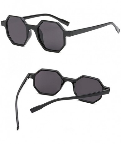 Oversized Sunglasses Vintage Eyewear Hippie Favors - D - CY18QS9YL2R $15.34