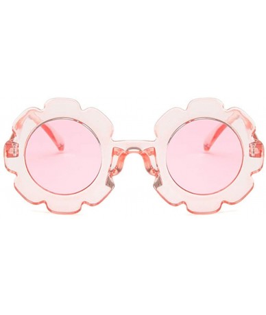 Round Unisex Sunglasses Retro Orange Pink Drive Holiday Round Non-Polarized UV400 - Pink - C618RKGAAZD $16.57