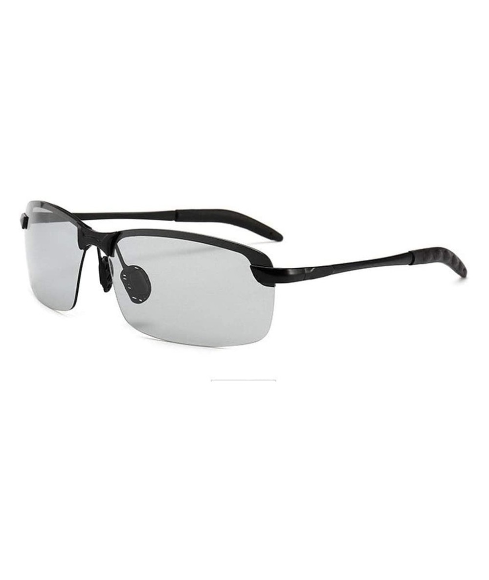 Shield Polarized Sunglasses Glasses Driving Metal Frame Unbreakable - 100% UV (Color 2-1) - 43862 - CT199UDOTLX $46.64