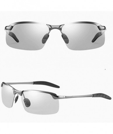 Shield Polarized Sunglasses Glasses Driving Metal Frame Unbreakable - 100% UV (Color 2-1) - 43862 - CT199UDOTLX $46.64