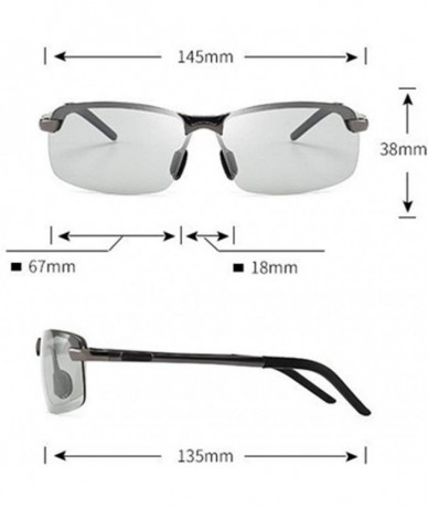 Shield Polarized Sunglasses Glasses Driving Metal Frame Unbreakable - 100% UV (Color 2-1) - 43862 - CT199UDOTLX $46.64