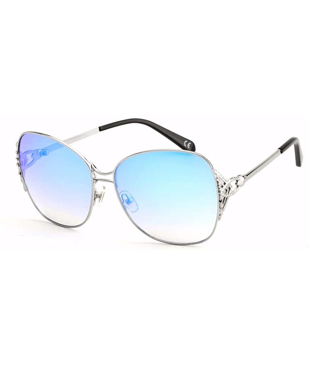 Aviator Sunglasses Female Sunglasses Large Frame Metal Ocean Film - D - CD18QO9EQYL $65.66