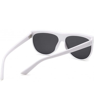 Goggle Women's Fashion Line Drawing Sunglasses Classic All-match Outdoor Sunshade Toad Sunglasses UV400 - White - CS18SK69UU3...